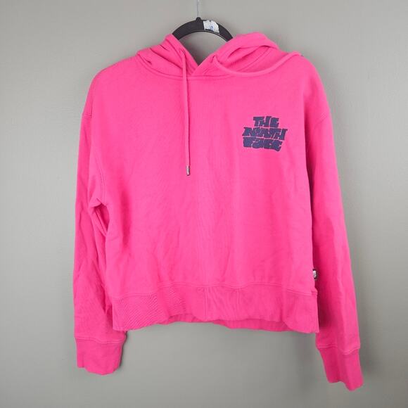 The North Face Pink Hooded Sweatshirt Size Small - Picture 1 of 7